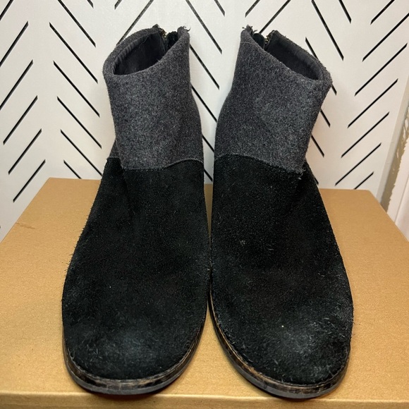 Toms Leila Ankle Boots / Black & Gray - Picture 11 of 15